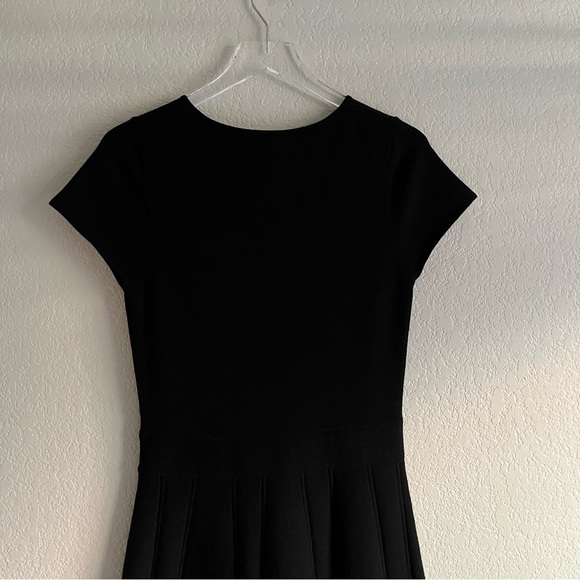 THEORY Knit Flit and Flare Black Dress Size Size Large - Picture 10 of 12